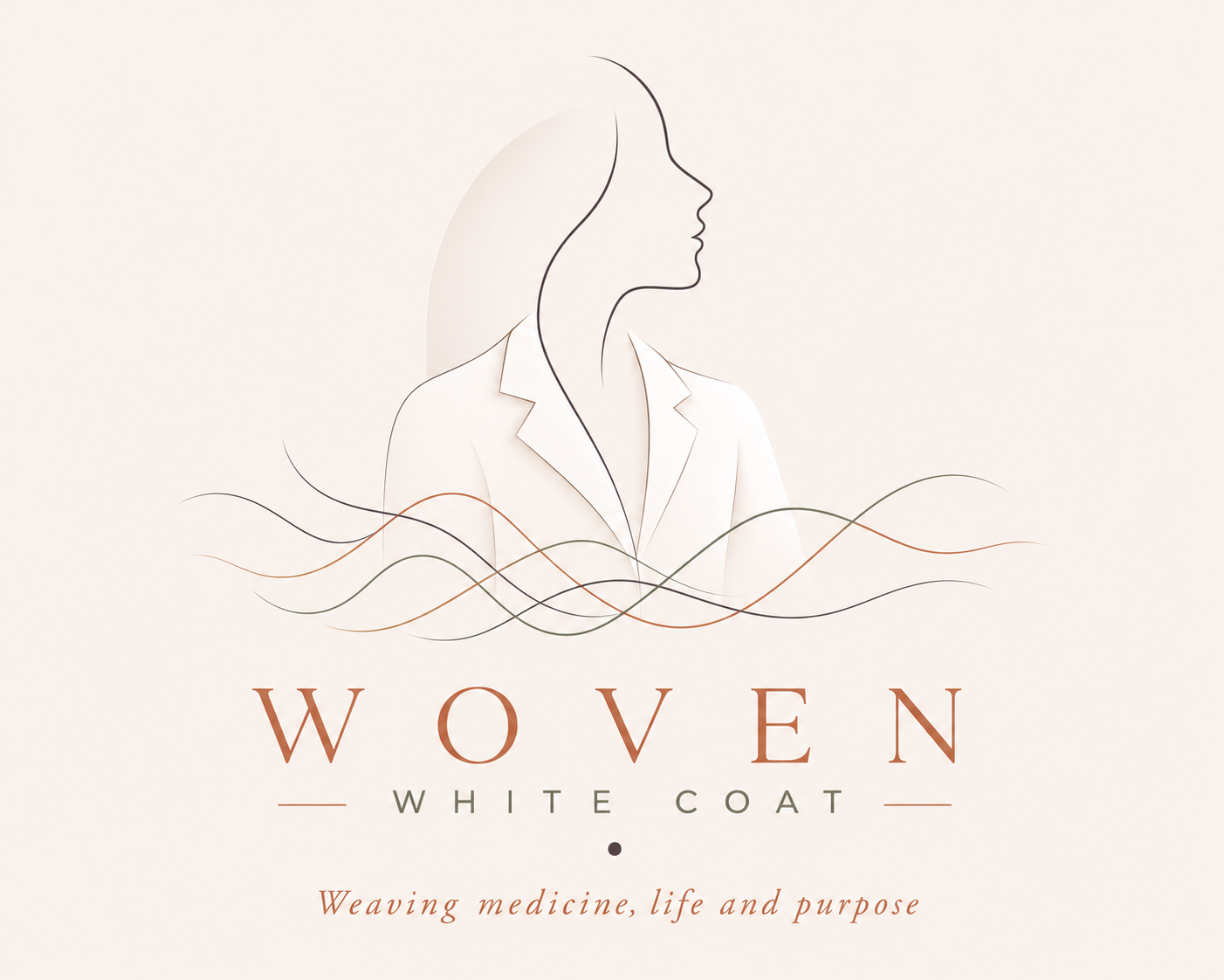 Woven White Coat logo